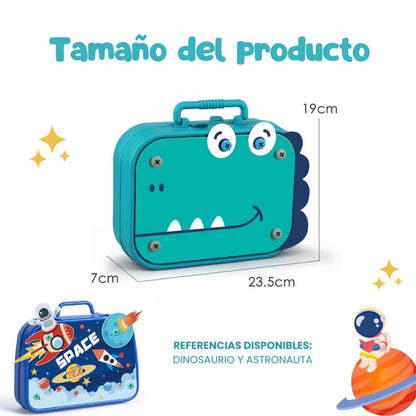Juguete Montessori Tools con taladro eléctrico (298 Piezas incluidas)
