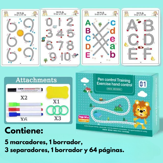 KIT DE ESCRITURA Y TRAZOS MONTESSORI