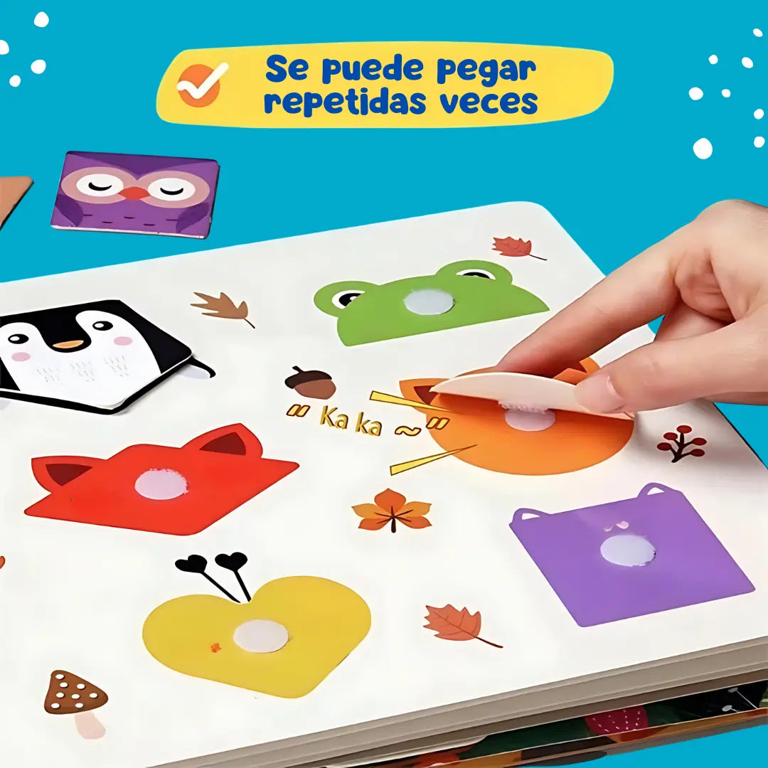 Libro Montessori de Actividades 7 en 1 + 8 Marcadores Gratis
